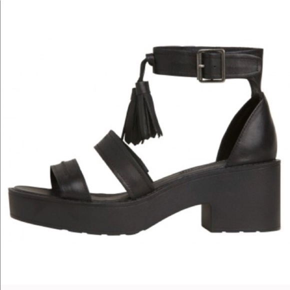 Windsor Smith platform tassel sandals size 8 - Picture 1 of 2